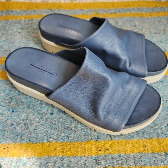 Bueno Splash Slide Sandal in Denim Blue Size 37 - Picture 1 of 8